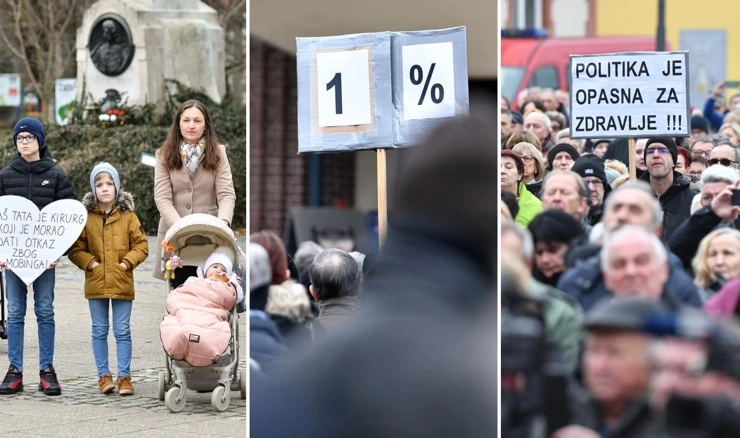 Prosvjed u Čakovcu 1. veljače