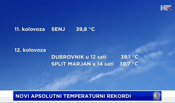 novi temperaturni rekordi