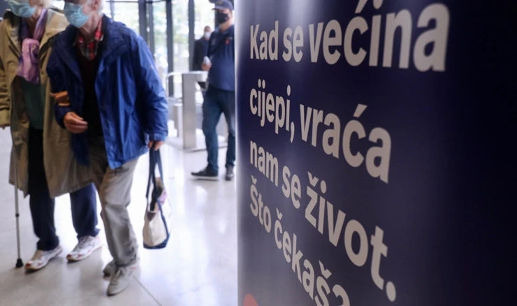 Cijepljenje u splitskoj Spaladium areni