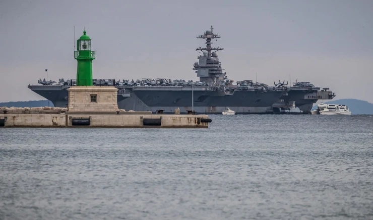 USS Gerald R. Ford napustio Split/Arhivska fotografija