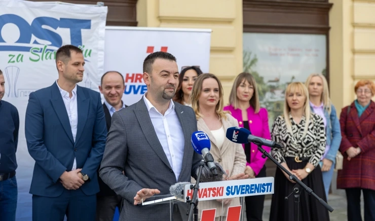Nositelj liste Mosta i Hrvatskih suverenista Marijan Pavliček 