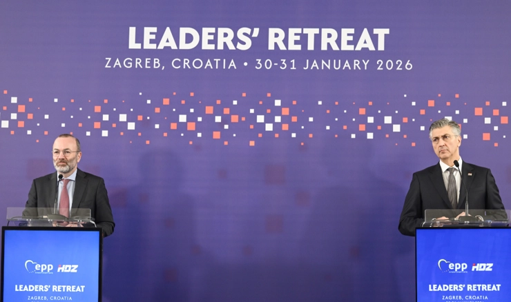 Manfred Weber i Andrej Plenković