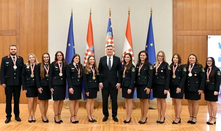 Milanović primio pobjednice vatrogasne olimpijade iz Palinovca