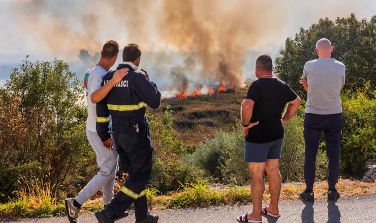 Zaustavljeno širenje požara u Vidu kod Metkovića