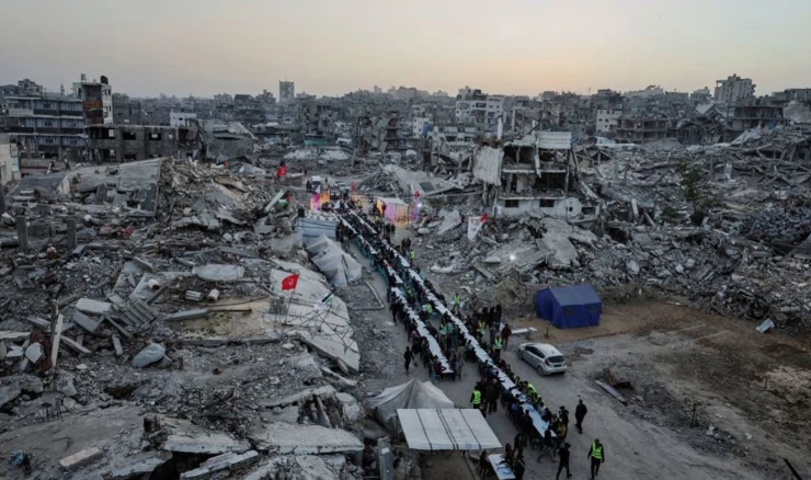 Palestinci u Gazi prvog dana svetog mjeseca ramazana