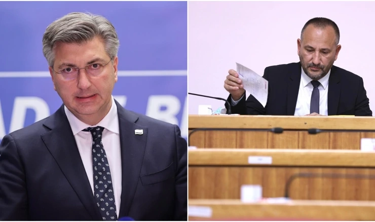 Andrej Plenković i Hrvoje Zekanović