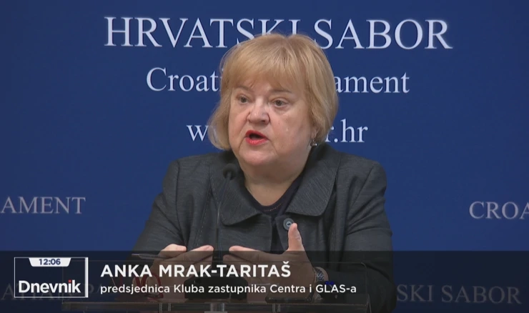 Izjava Anke Mrak Taritaš u Saboru