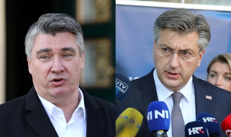 Zoran Milanović i Andrej Plenković