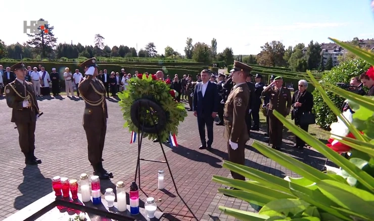 Predsjednik Zoran Milanović na polaganju vijenca