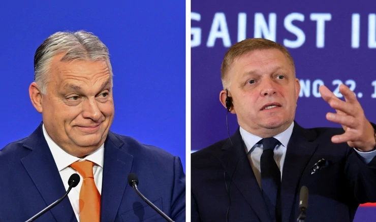 Viktor Orban (lijevo), Robert Fico (desno)