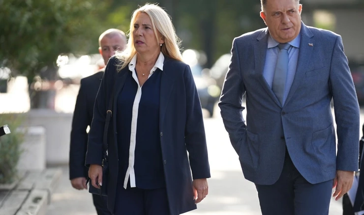 Željka Cvijanović i Milorad Dodik