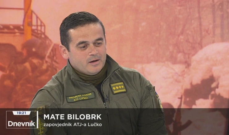 Mate Bilobrk, zapovjednik ATJ-a Lučko