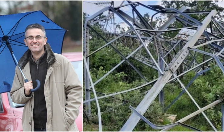 Pijavica u Istri srušila HEP-ov stup