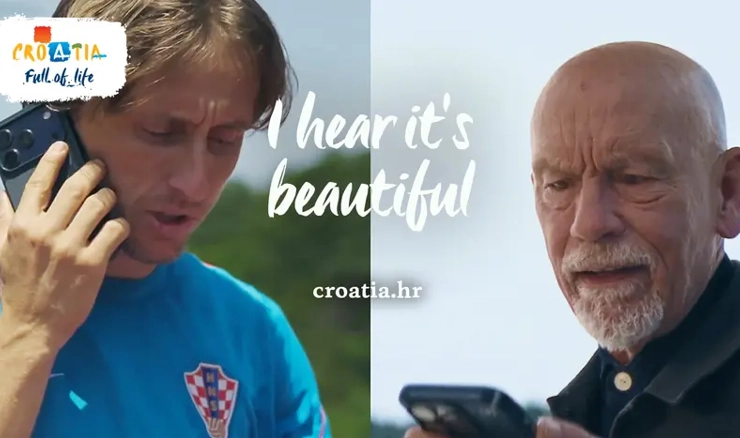 Promotivni film hrvatskog turizma dobio nastavak s Modrićem i Malkovichem