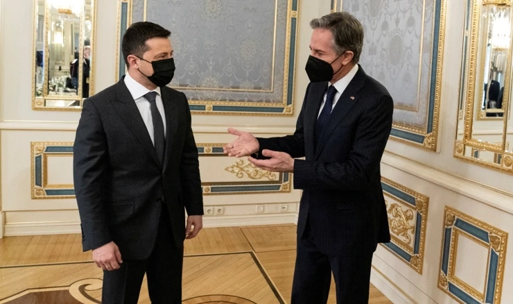 Volodimir Zelenski i Antony Blinken 