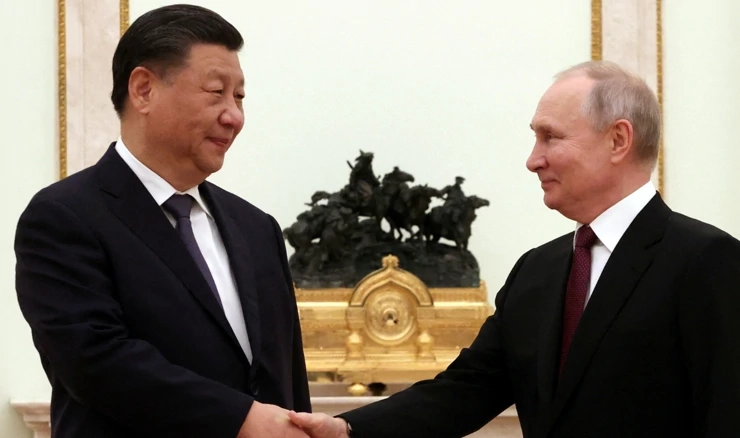 Xi Jingping i Vladimir Putin 