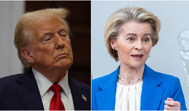 Donald Trump i Ursula von der Leyen