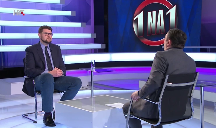 Peđa Grbin u emisiji "1 na 1"