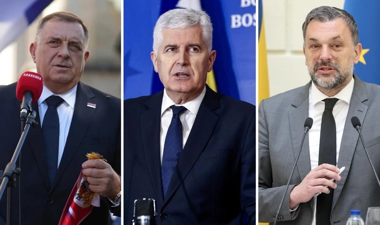 Milorad Dodik / Dragan Čović / Elmedin Konaković
