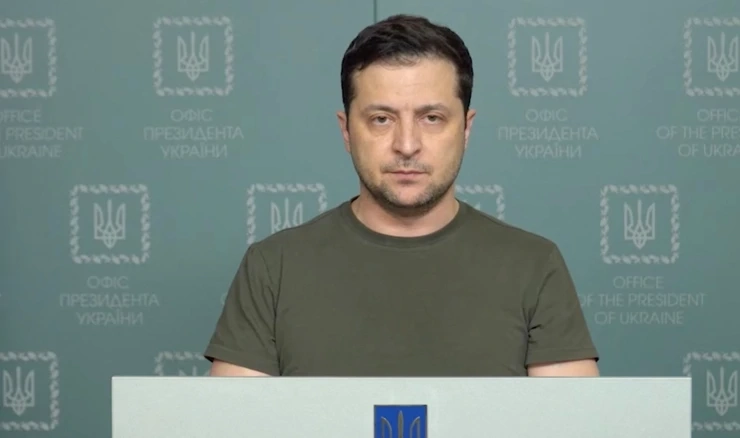 Der ukrainische Präsident Wolodymyr Selenskyj 