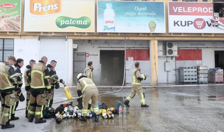Gorjelo skladište prehrambenih proizvoda