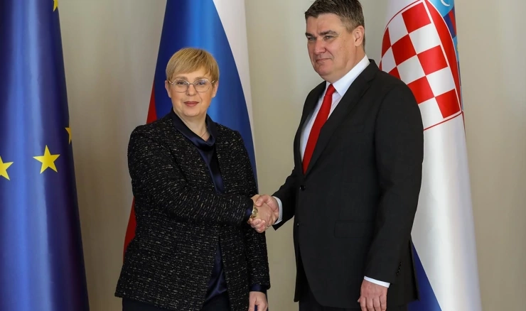 Nataša Pirc Musar und Zoran Milanović