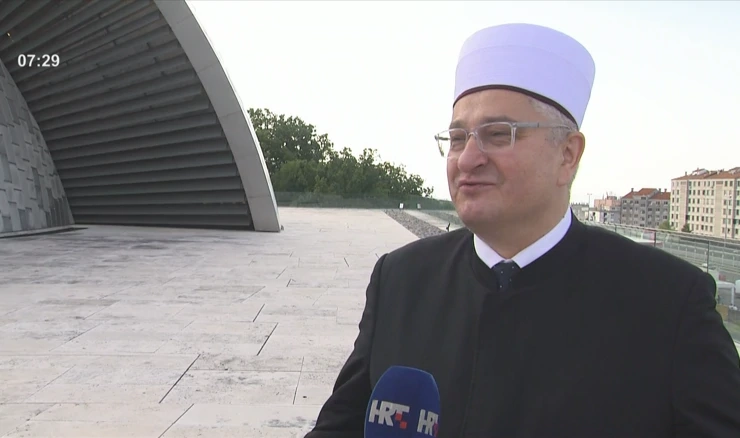 Aziz ef. Hasanović, muftija Mešihata Islamske zajednice u Hrvatskoj