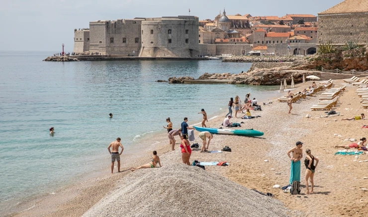 turistas en Dubrovnik