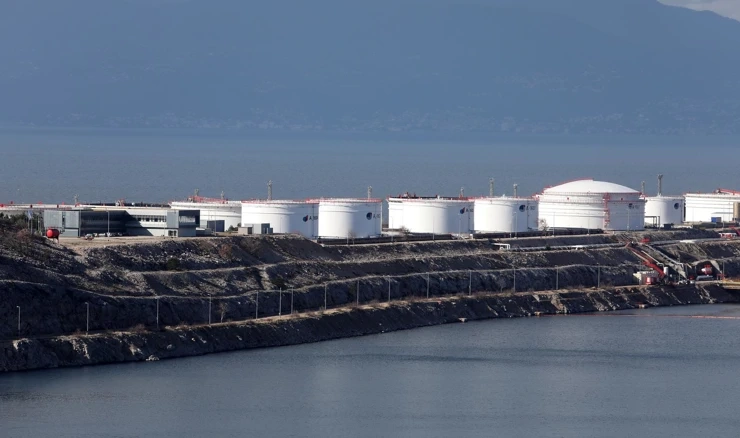 Postrojenje Janafa na otoku Krku