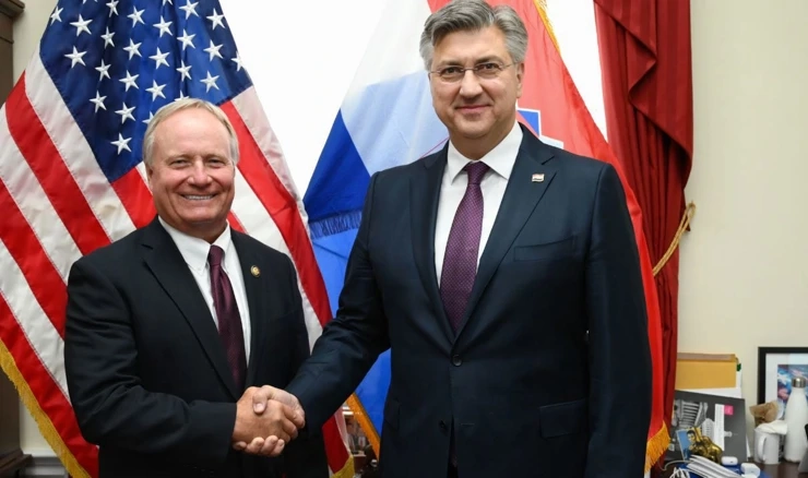 Dave Joyce i Andrej Plenković 