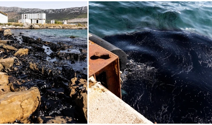 Sanacija mazuta u Kaštelanskom zaljevu 