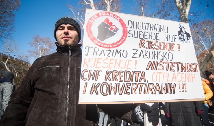 Prosvjed inicijative Lex Franak prije 2 godine