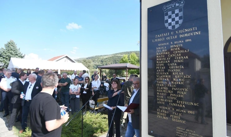 Komemoracija za ubijene branitelje u Kusonjama
