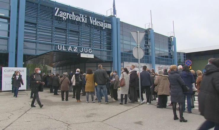 Masovno cijepljenje u Zagrebu