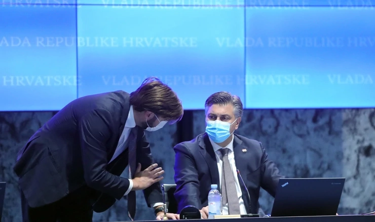 Andrej Plenković i Tomislav Ćorić