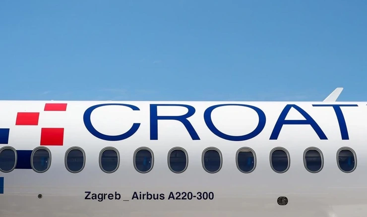 Croatia Airlinesu stigao četvrti novi zrakoplov Airbus A220, arhiva