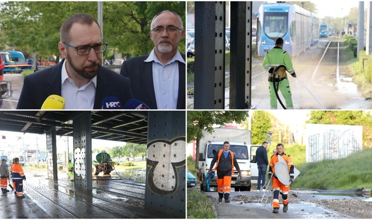 Zbog puknuća cijevi poplavljeno jedno od najprometnijih križanja u Zagrebu