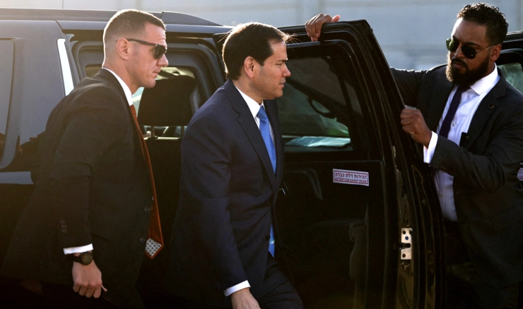 Marco Rubio polazi za Dohu iz zračne luke Ben Gurion u Tel Avivu