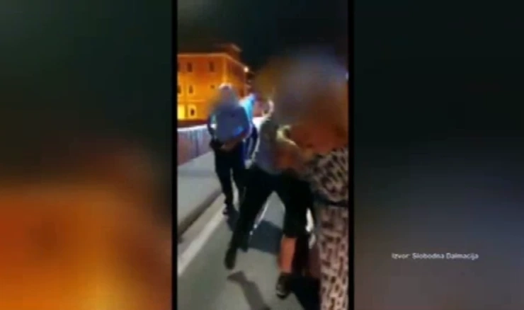 Sukob policije i građana u Omišu