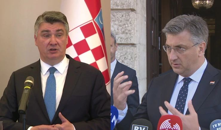 Zoran Milanović i Andrej Plenković