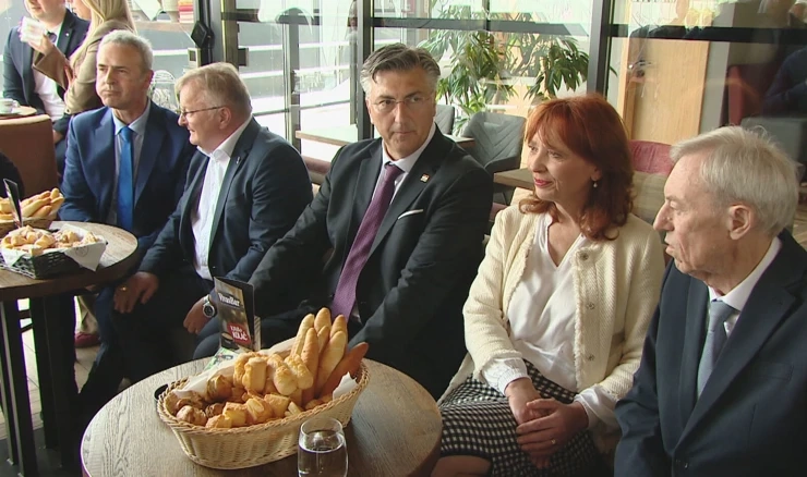 HDZ-ovim kandidatima podršku je dao i predsjednik stranke Plenković