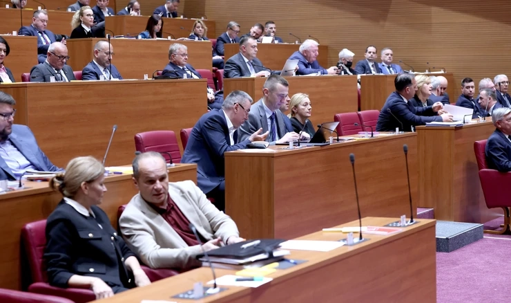 Današnja sjednica Hrvatskog sabora