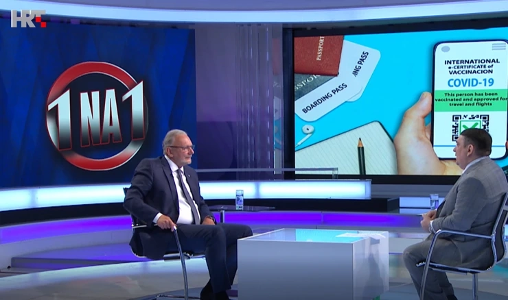 Davor Božinović u emisiji "1 na 1"