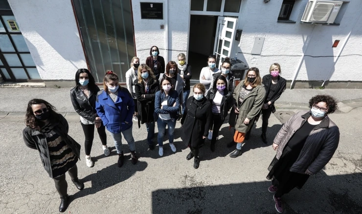 Prosvjed socijalnih radnika "Čujete li našu šutnju?" u Zagrebu