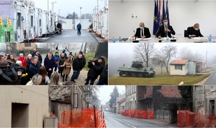Godina dana od potresa na Banovini - državni vrh posjetio stanovnike