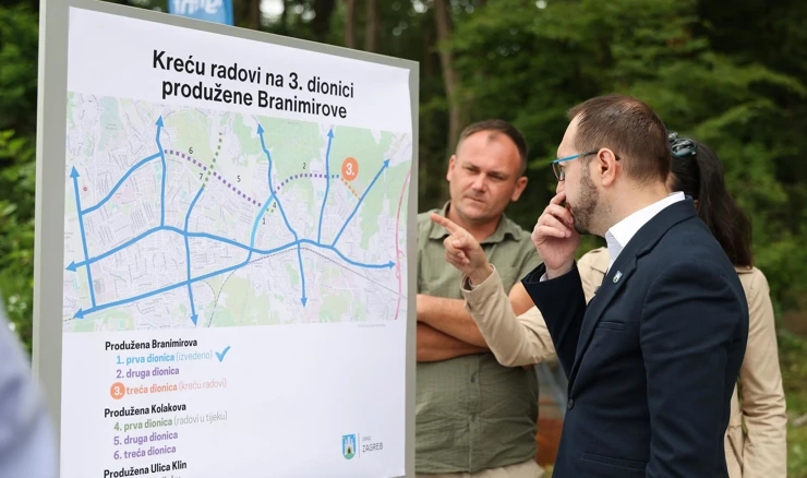 Počeli radovi na produženoj Branimirovoj
