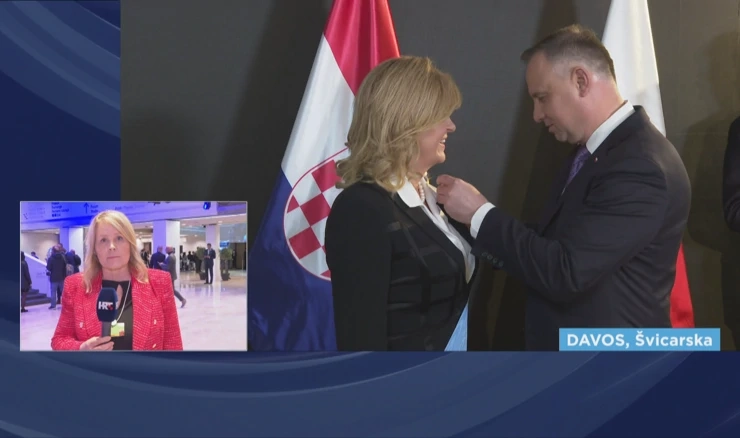 Grabar-Kitarović odlikovana "Bijelim orlom"