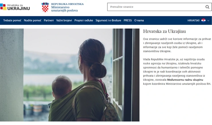 Predstavljena internetska stranica Hrvatska za Ukrajinu