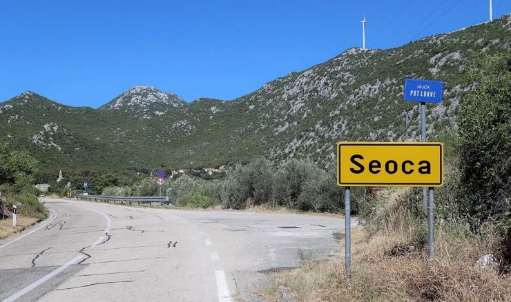 Seoca u blizini Omiša