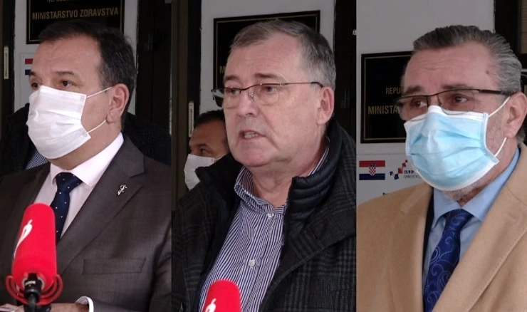 Konferencija za novinare nakon sastanka u Ministarstvu zdravstva